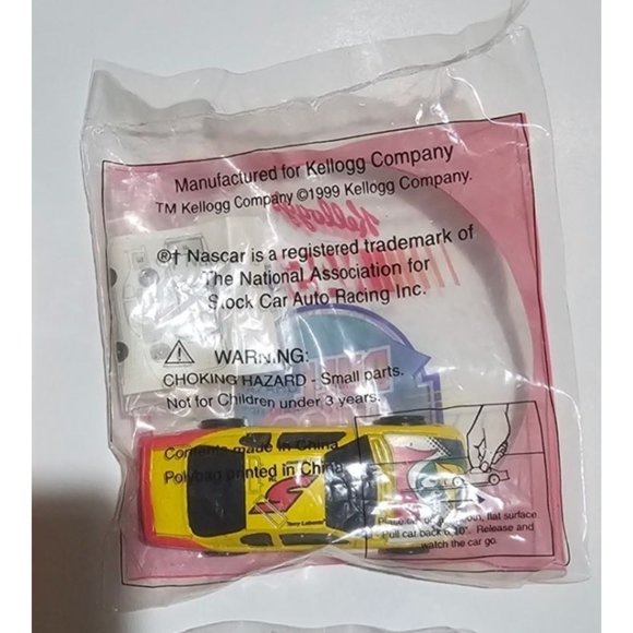 Vtg Lot of 6 1999 Kellogg's NASCAR Terry Labonte Pull N Go #5 Diecast 1:64 Cars - Picture 4 of 7